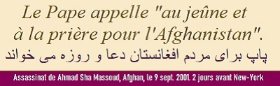 Le pape appelle au jeune et à la prière pour l'Afghanistan, le 29 août 2021