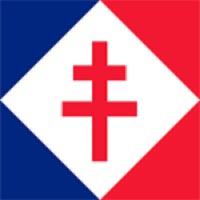 Le drapeau de la France Libre. C'est en juillet 1940 que le général de Gaulle, en concertation avec l'amiral Georges Thierry d'Argenlieu et le vice-amiral Émile Muselier, adopte la croix de Lorraine comme symbole de leur mouvement de résistance. 