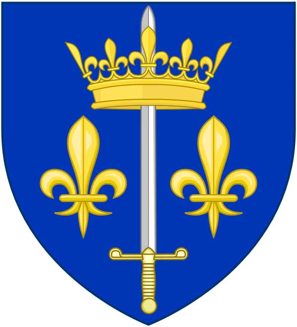 Armes de Jeanne d'Arc, qui sauva le Roi de France des anglais