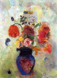 C'est un lieu choisi par les peintres pour travailler. Ici un tableau de Odilon Redon