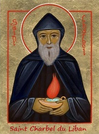 Saint Charbel, Ermite libanais maronite, fêter le 24 décembre. Né le 8 mai 1828, et né au Ciel le 24 décembre 1898