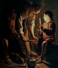 Saint Joseph par Delatour.