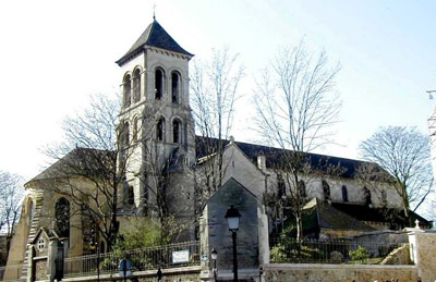 Eglise, Saint-Pierre de Montmartre, Paris, Métro Abesses.