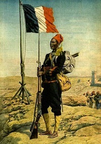 Les artilleurs sénégalais furent présents pour défendre la france dans les tranchée à Verdun.