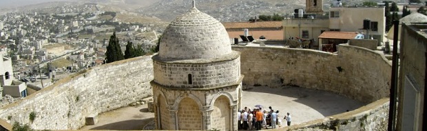 Ascension de Jésus au Ciel, mont des oliviers, Jérusalem, chapelle et mosquee