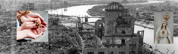 1945, une bombe atomique américaine dévaste hiroshima. Un groupe récitant le rosaire de Fatima survit indemme.