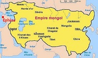 L'empire Mongol en 1235